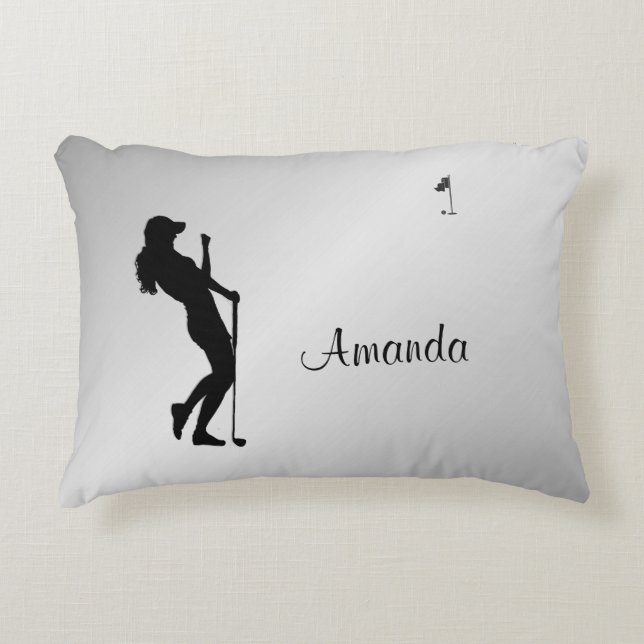 Cojín Decorativo Damas Golfer Personal (Anverso)