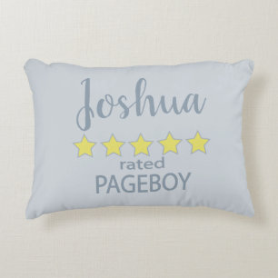 Cojín Decorativo Damas y Chicos de Honor 5 Estrellas para Bodas