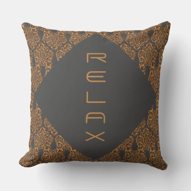 Cojín Decorativo Damasco barroco - Pillow (Anverso)