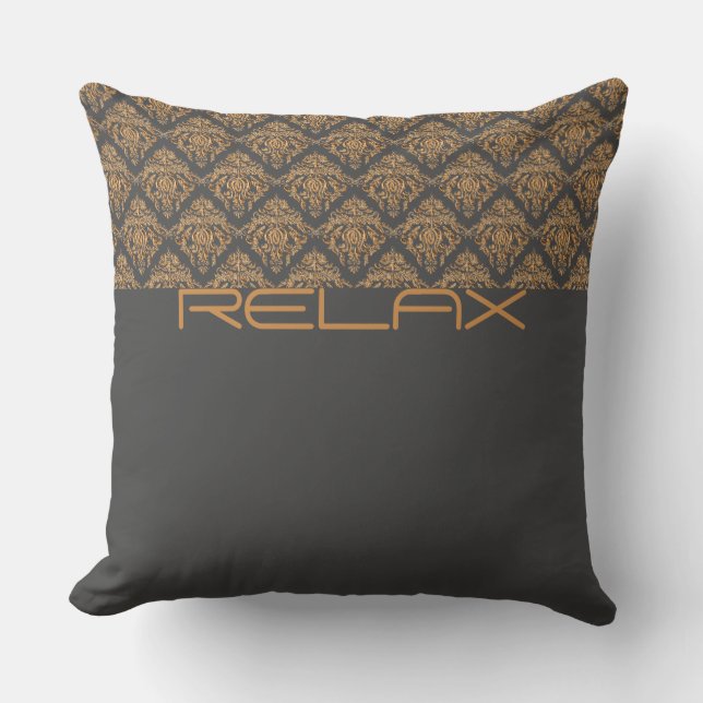 Cojín Decorativo Damasco barroco - Pillow (Anverso)