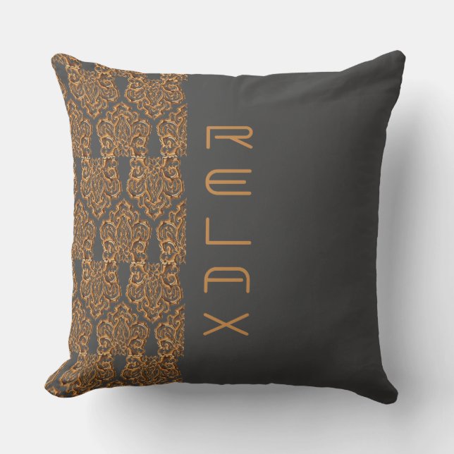 Cojín Decorativo Damasco barroco - Pillow (Anverso)
