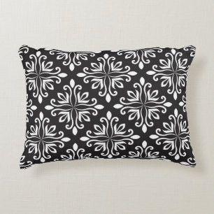 Cojín Decorativo Damasco elegante: Art Deco floral