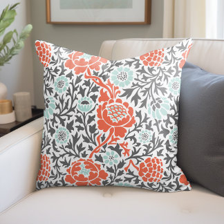 Cojín Decorativo Damasco floral retro