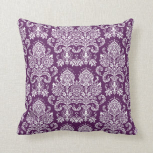 Cojín Decorativo Damasco púrpura del Victorian