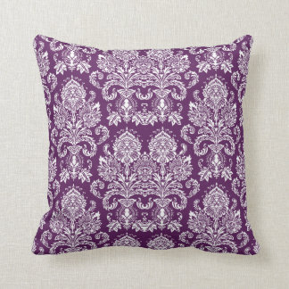 Cojín Decorativo Damasco púrpura del Victorian