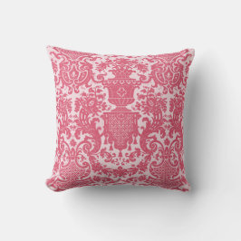 Cojín Decorativo Damasco rosa