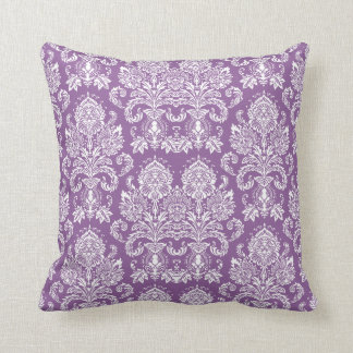 Cojín Decorativo Damasco violeta del Victorian