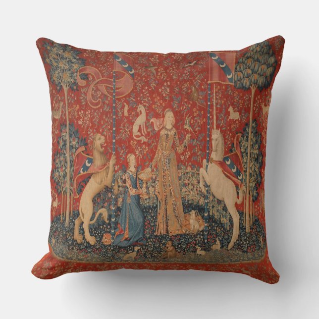 Cojín Decorativo Dame a la licorne Pillow (Anverso)