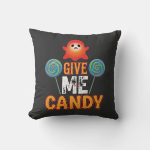 Cojín Decorativo Dame Caramelo Fantasma de Halloween_1
