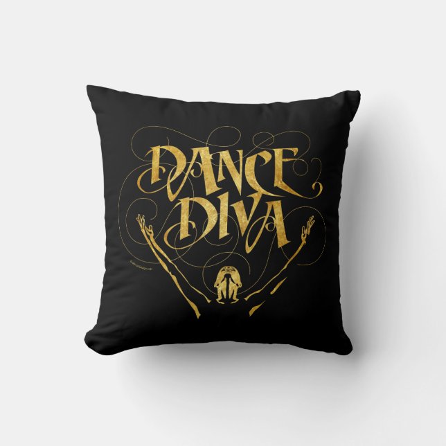 Cojín decorativo Dance Diva (Anverso)