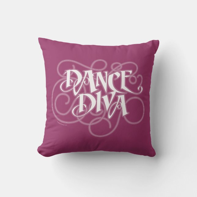 Cojín decorativo Dance Diva (Anverso)