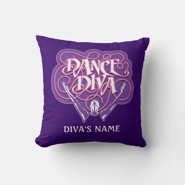 Cojín decorativo Dance Diva (Anverso)