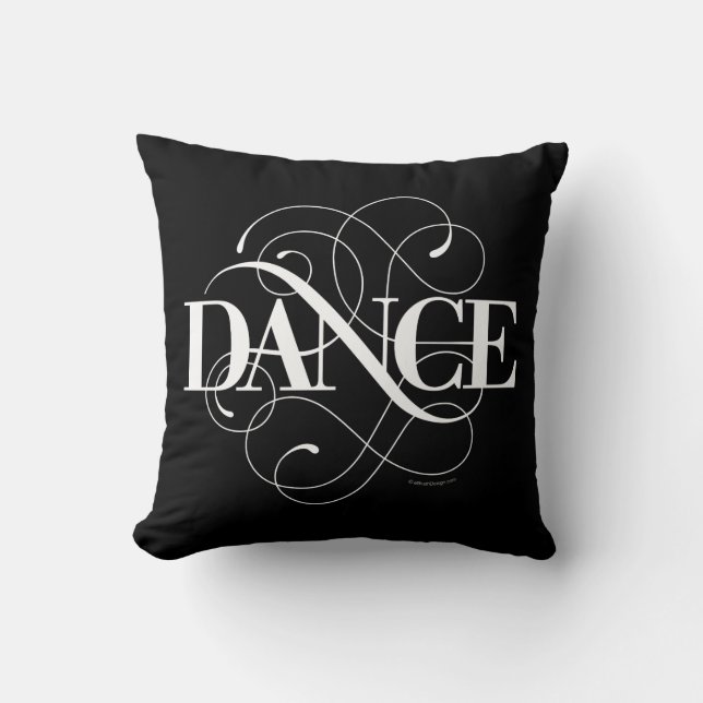 Cojín decorativo Dance Flourish (Anverso)