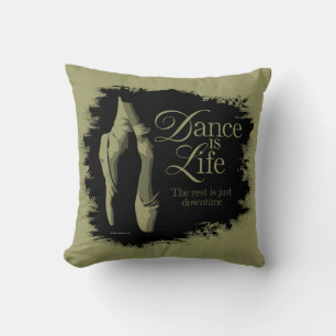 Cojín Decorativo Dance Is Life Throw Pillow