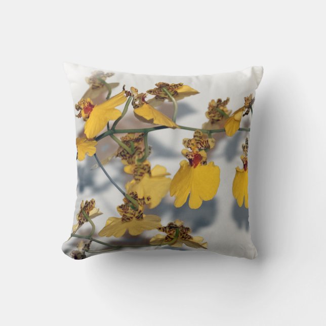 Cojín Decorativo Dancing Lady Yellow Orchids (Anverso)