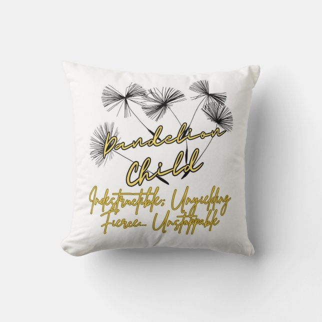 Cojín Decorativo Dandelion Child (Anverso)