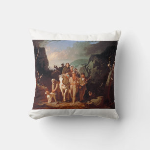 Cojín Decorativo Daniel Boone escoltando colonos