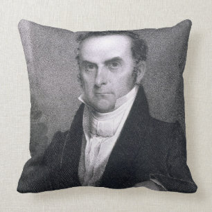 Cojín Decorativo Daniel Webster (1782-1852) (grabado)