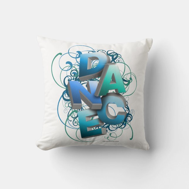 Cojín Decorativo danza 3D (primavera) (Anverso)