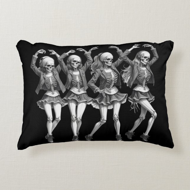 Cojín Decorativo Danza de Mujeres Muertas (Anverso)