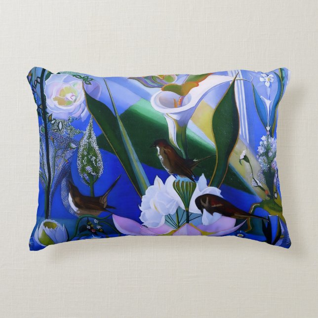 Cojín Decorativo Danza de primavera de Joseph Stella (Anverso)