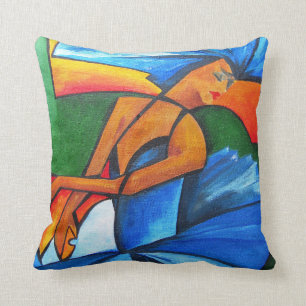 Cojín Decorativo Danza en el azul 2008