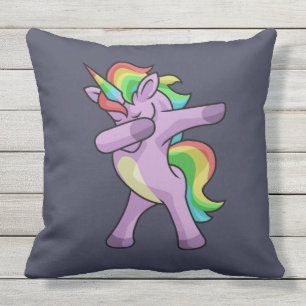 Cojín Decorativo Danza linda de Dabber del unicornio