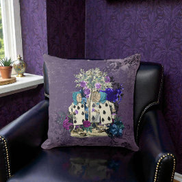 Cojín Decorativo Dark Alice Caterpillar Rustic Deep Purple