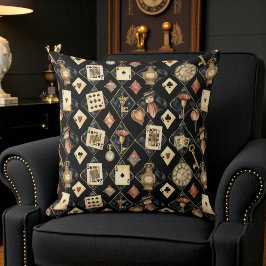 Cojín Decorativo Dark Alice Rustic Pattern