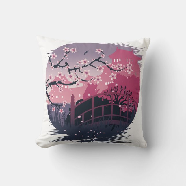 Cojín Decorativo Dark Blossom (Anverso)