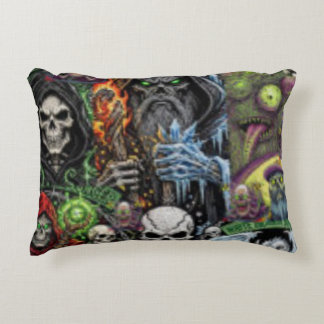 Cojín Decorativo Dark Fantasy Horror Collage Throw Pillow | Sorcere