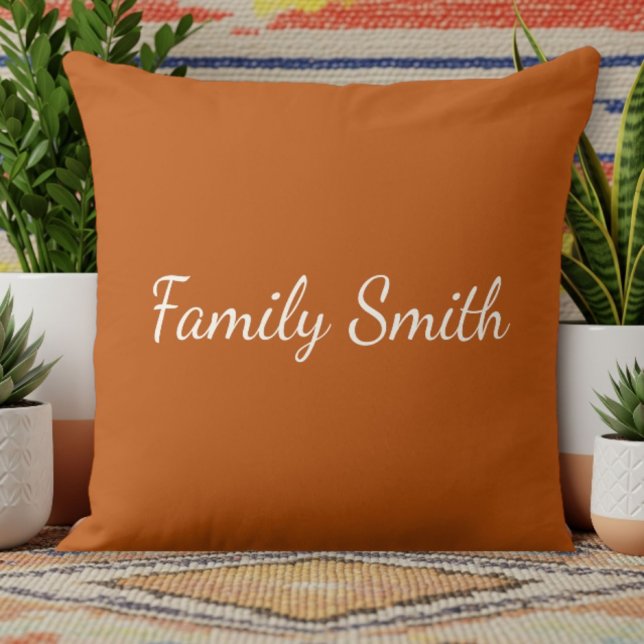 Cojín Decorativo Dark Orange Decorative Pillow - Simple  (Subido por el creador)