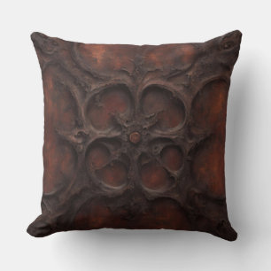 Cojín Decorativo Dark Red Brown Gothic