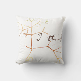 Cojín Decorativo Darwin, pienso el árbol en vida