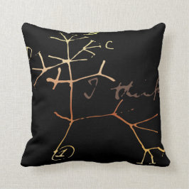Cojín Decorativo Darwin, pienso el árbol en vida