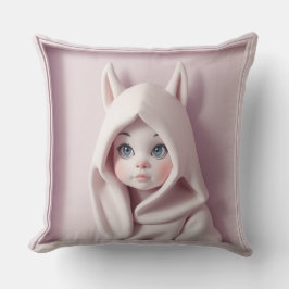 Cojín Decorativo „Das Mädchen im Zaubermantel“