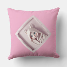 Cojín Decorativo „Das Mädchen im Zaubermantel“