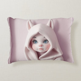 Cojín Decorativo „Das Mädchen im Zaubermantel“