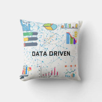 Cojín Decorativo Data Driven Analytics Throw Pillow