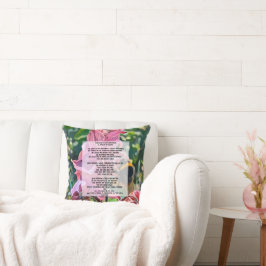 Cojín Decorativo David Psalm 23 biblical quote