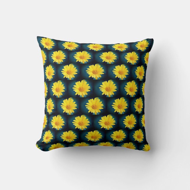 Cojín Decorativo Dazzling Daisy Delights (Anverso)