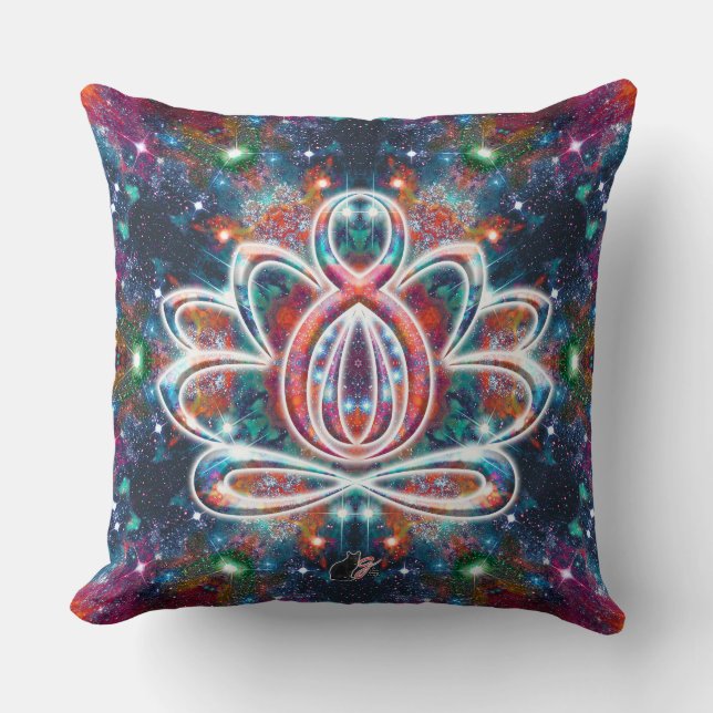 Cojín Decorativo Dazzling Zen Lotus (Anverso)
