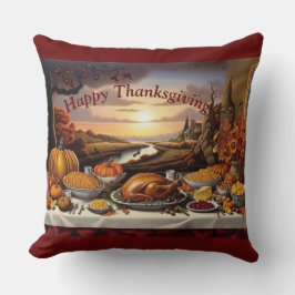 Cojín decorativo de Acción de Gracias