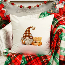 Cojín decorativo de Acción de Gracias Fall Gnomes 