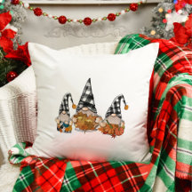 Cojín decorativo de Acción de Gracias Fall Gnomes 