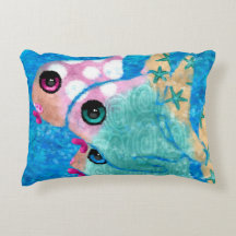 Cojín decorativo de Acento de Pescado caprichoso