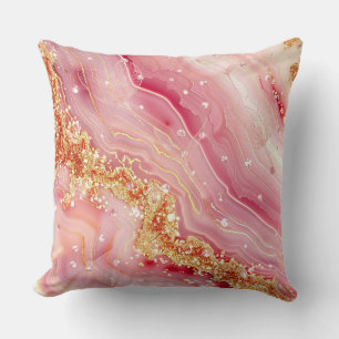 Cojín decorativo de Agate Romántico Purpurina de O