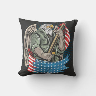 Cojín decorativo de águila de Estados Unidos