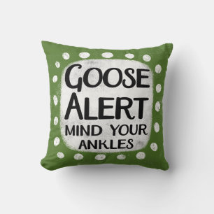 Cojín decorativo de alerta de Goose