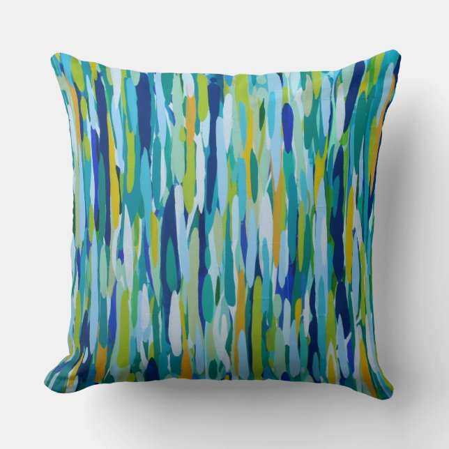 Cojín decorativo de algodón 20 x 20 anegado (Anverso)